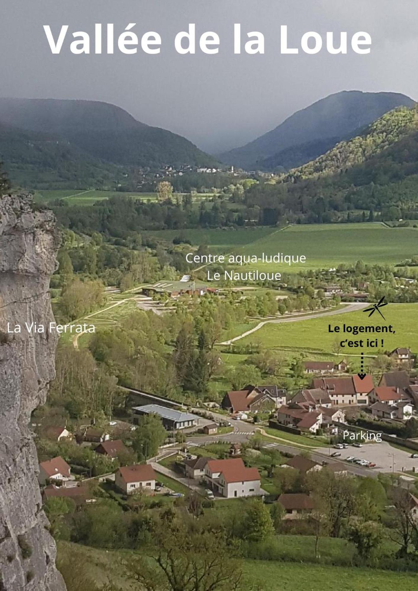 Maison De Vacances - Vue Panoramique Riviere Ornans Zewnętrze zdjęcie